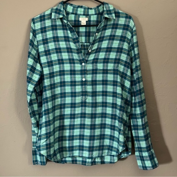 J Crew Flannel Shirt - Picture 1 of 4